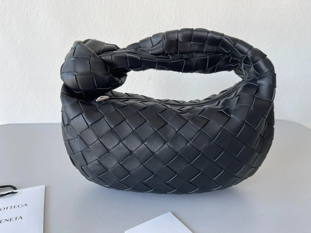 Bottega Veneta BV Jodie Mini Bag In Black Intrecciato Lambskin product view 3