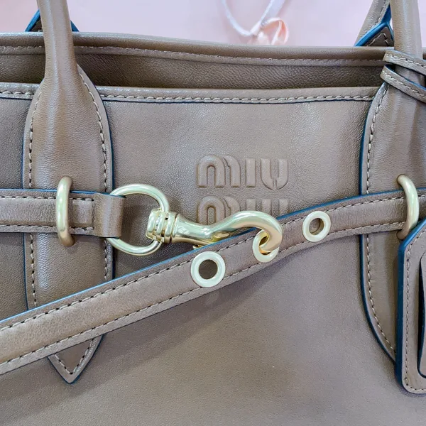 Miu Miu Aventure Leather Bag — Brown product view 7