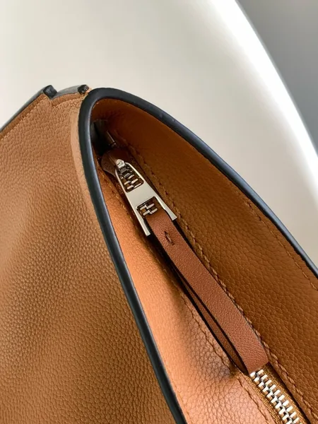 Loewe Anton Sling Bag in Brown Grained Calfskin product view 8