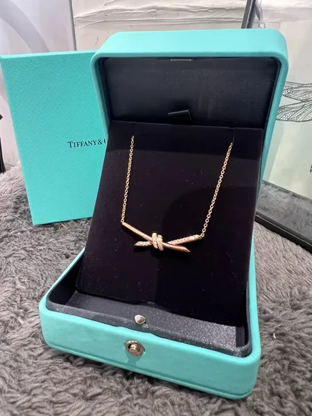 Tiffany & Co. Smooth Knot Pendant Necklace Gold-Tone product view 6