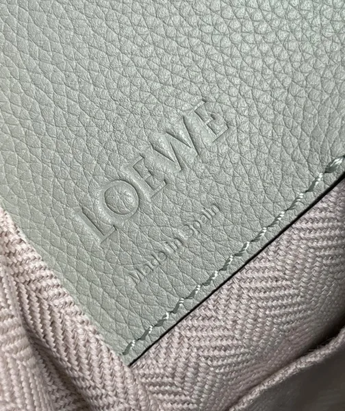 Loewe Compact Hammock Bag in Light Celadon Grained Calfskin product view 8