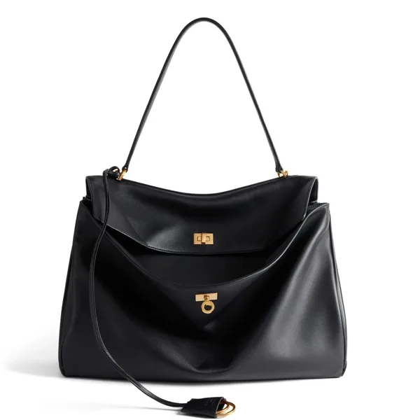 Balenciaga Rodeo Large Bag in Black Calfskin product photo