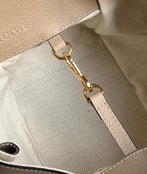 Loewe Compact Hammock Bag in Sand Grained Calfskin product view 7