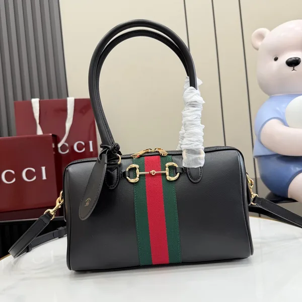 Gucci Borsetto Medium Boston Bag — Black product photo