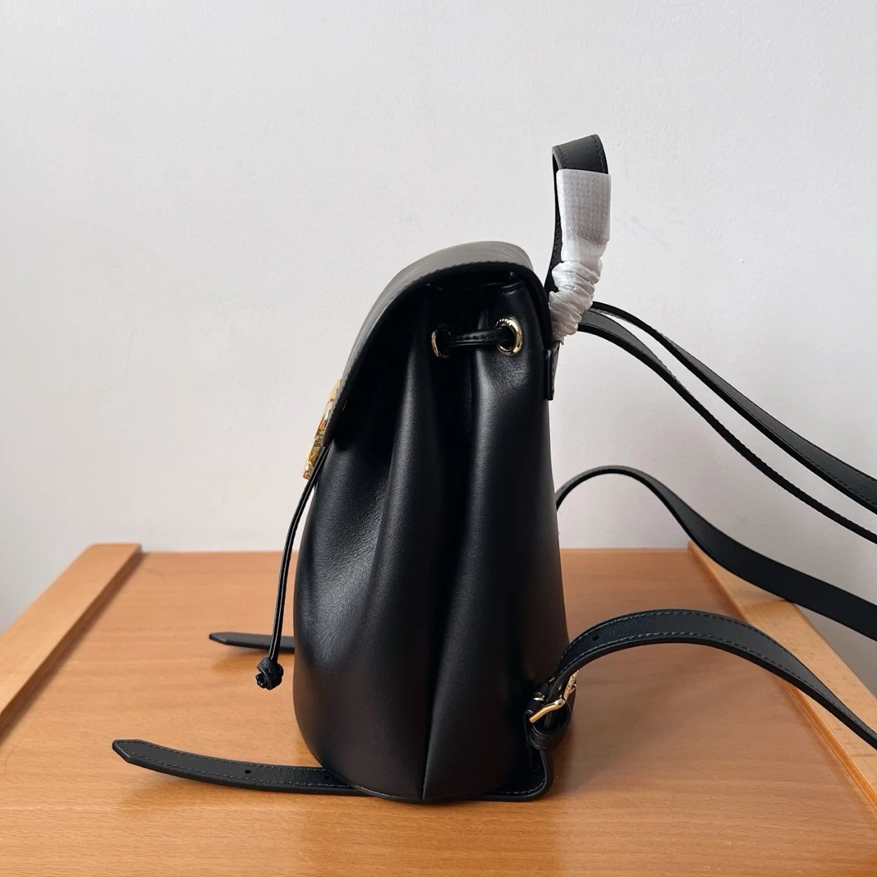 Celine Bonnie Backpack in Black Calfskin product view 9