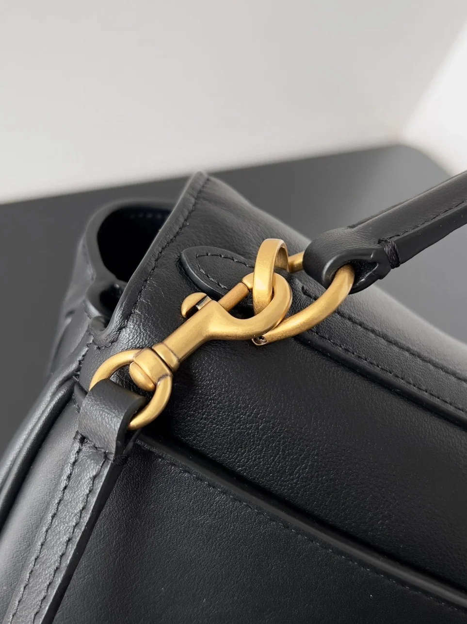 Balenciaga Rodeo Mini Bag in Black Calfskin product view 7