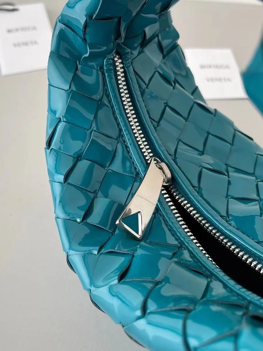 Bottega Veneta BV Jodie Mini Bag In Blaster Intrecciato Patent Leather product view 6