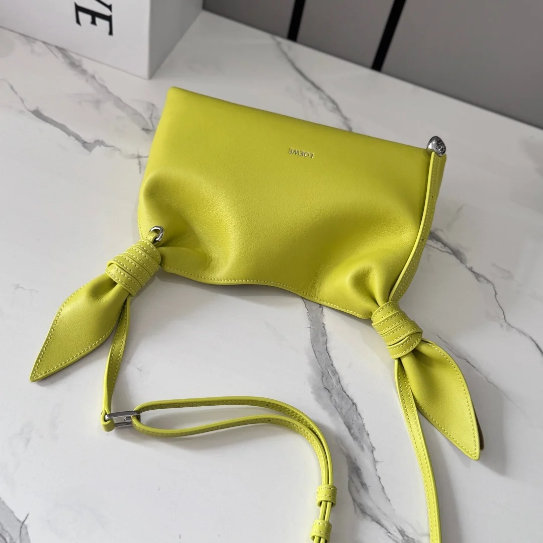 Loewe Mini Scarf Bag — Yellow product view 7