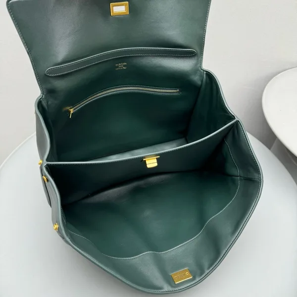 Balenciaga Rodeo Medium Bag in Dark Green Calfskin product view 7