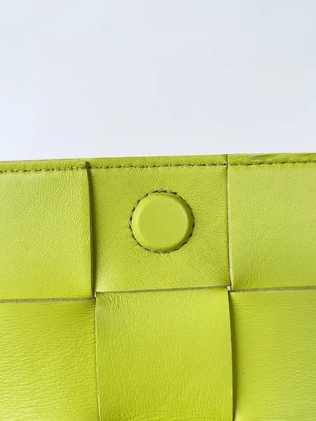 Bottega Veneta Candy Cassette Bag In Acid Kiwi Lambskin product view 7