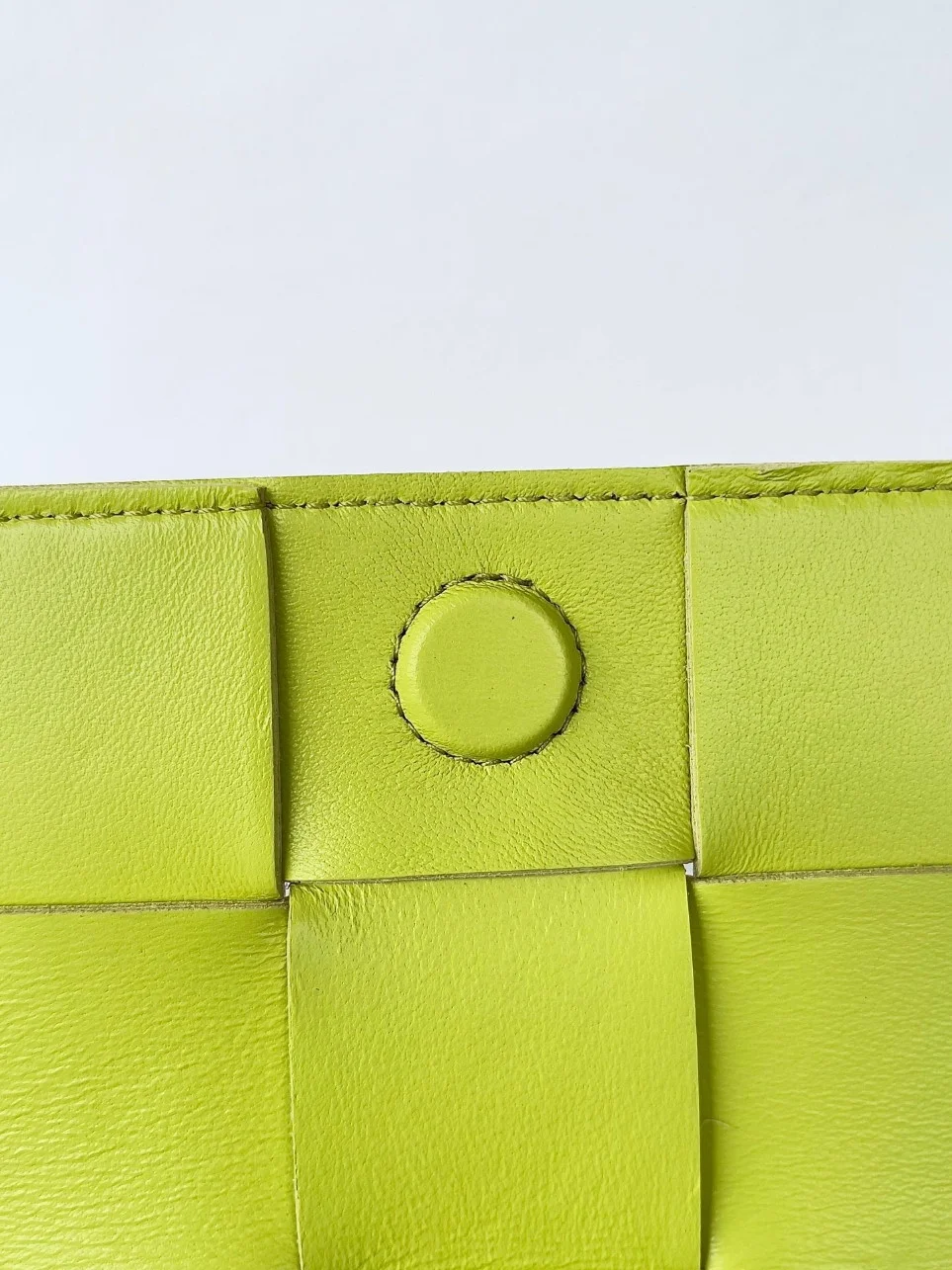 Bottega Veneta Candy Cassette Bag In Acid Kiwi Lambskin product view 7