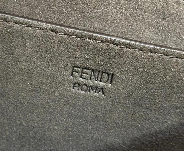 Fendi C’mon Small Bag in FF Jacquard Fabric product view 4