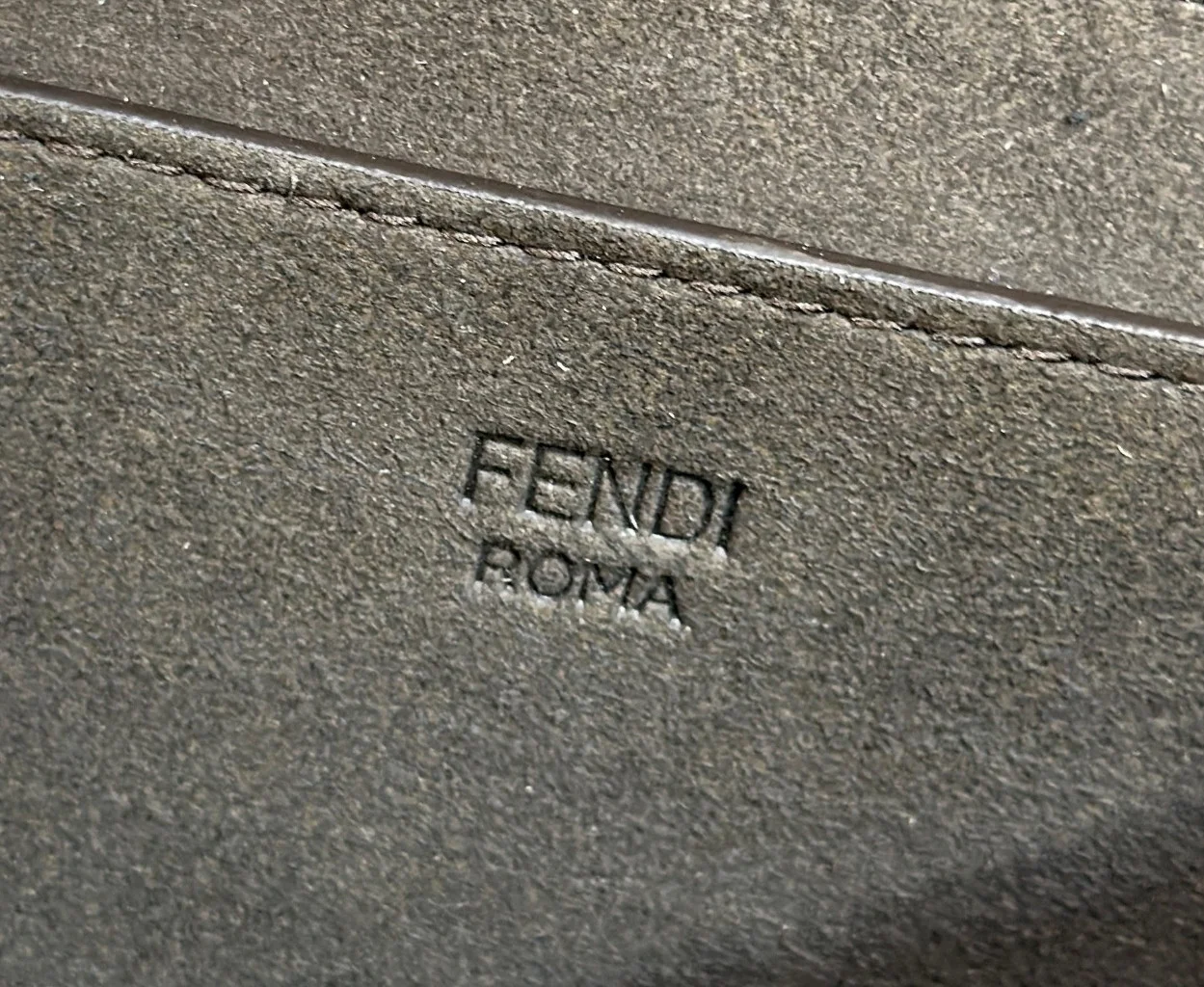 Fendi C’mon Small Bag in FF Jacquard Fabric product view 4