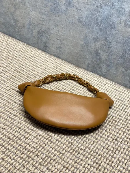 Saint Laurent Amalia Mini Hobo Bag — Tan product view 4