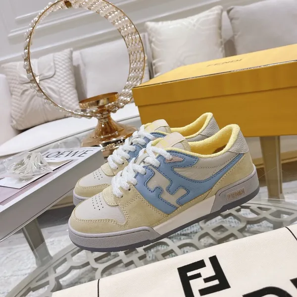 Fendi Match 2024 Sneakers Cream Blue Low product photo