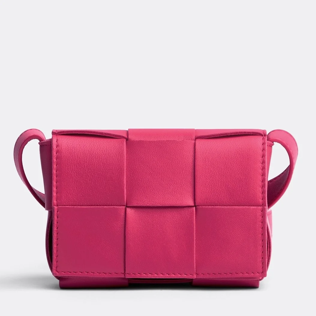 Bottega Veneta Candy Cassette Bag In Cranberry Lambskin product view 1
