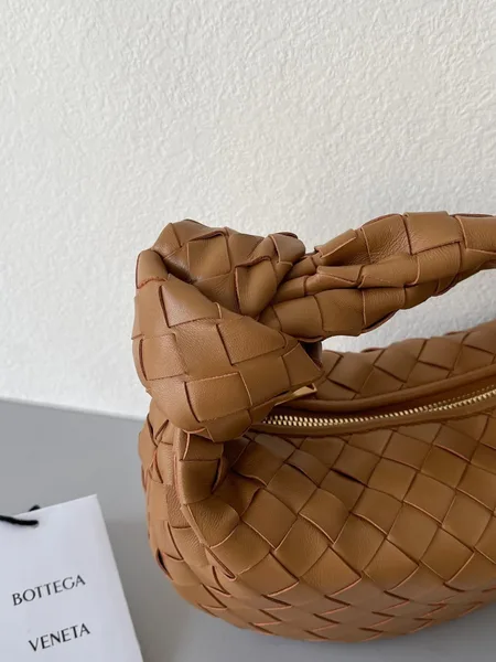 Bottega Veneta BV Jodie Mini Bag In Caramel Intrecciato Lambskin product view 10