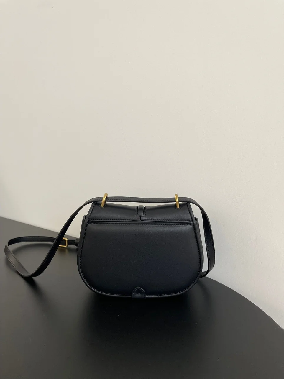 Fendi C’mon Small Bag in Black Calfskin product view 6