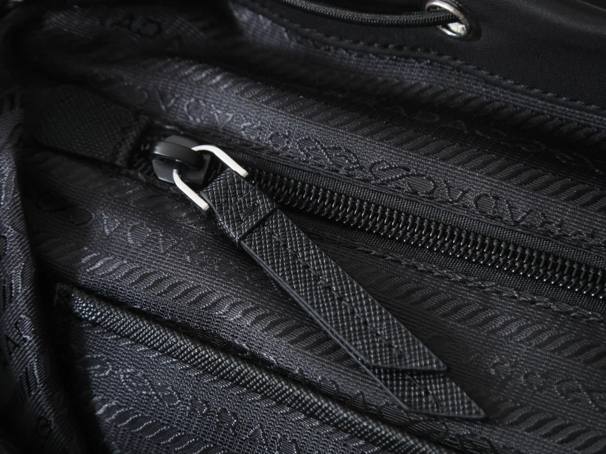 Prada Backpack in Black Re-Nylon product view 4