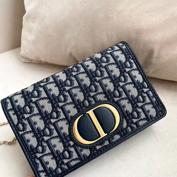 Dior 30 Montaigne 2 In 1 Belt Pouch In Blue Oblique Canvas product view 7