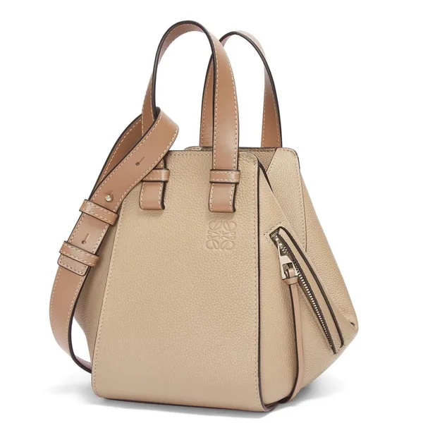 Loewe Compact Hammock Bag in Sand Grained Calfskin product photo