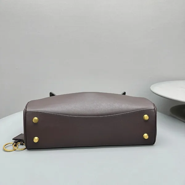 Balenciaga Rodeo Medium Bag in Chocolate Calfskin product view 7