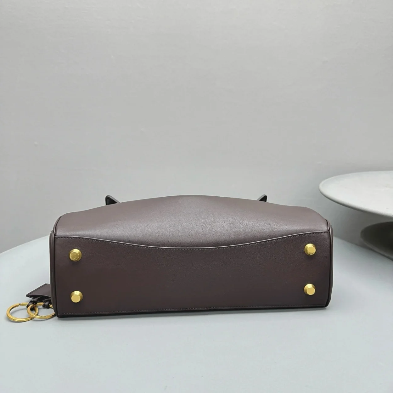 Balenciaga Rodeo Medium Bag in Chocolate Calfskin product view 7