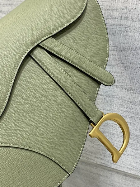 Dior Saddle Bag With Strap — Green product view 2