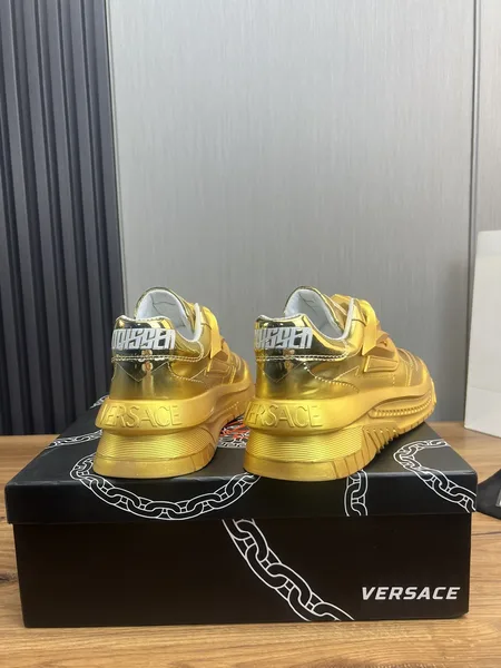Versace Leather Sneakers Gold product view 6