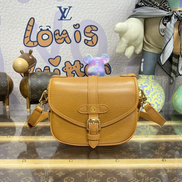 Louis Vuitton M23471 Saumur BB Saddle Bag Safran Brown product photo