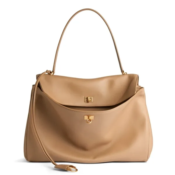 Balenciaga Rodeo Large Bag in Latte Calfskin product photo