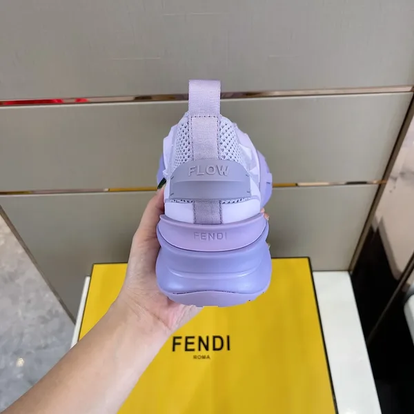 Fendi Flow Slip-On Sneaker, Purple Knit product view 6