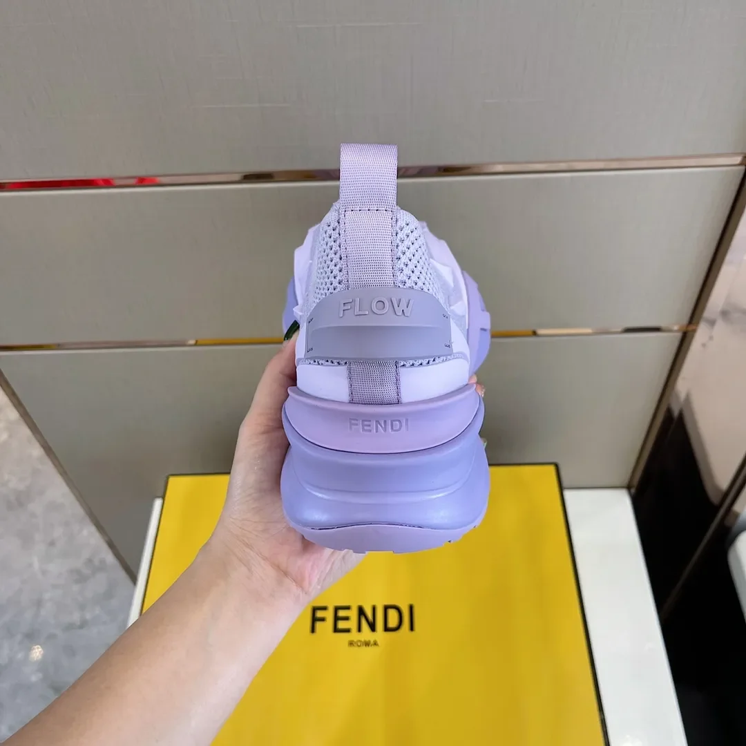 Fendi Flow Slip-On Sneaker, Purple Knit product view 6