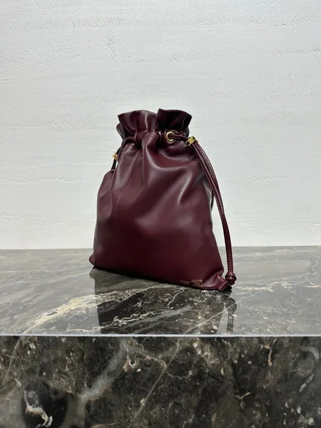 Celine Small Crystal Pouch — Burgundy product view 2