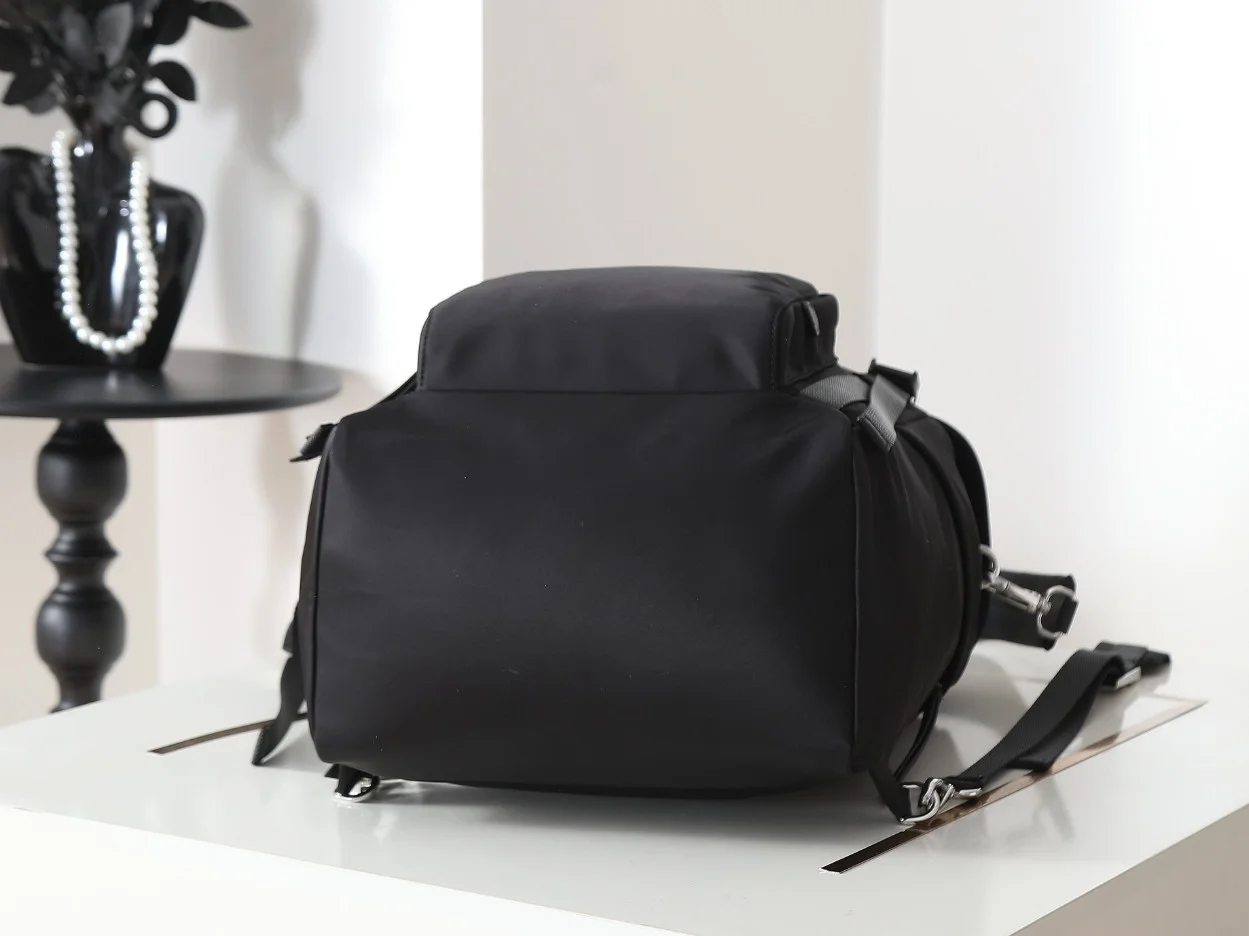 Prada Backpack in Black Re-Nylon product view 9