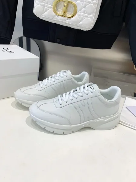 Celine Women’s Runner CR-01 Low-top Sneakers in White Leather product view 10