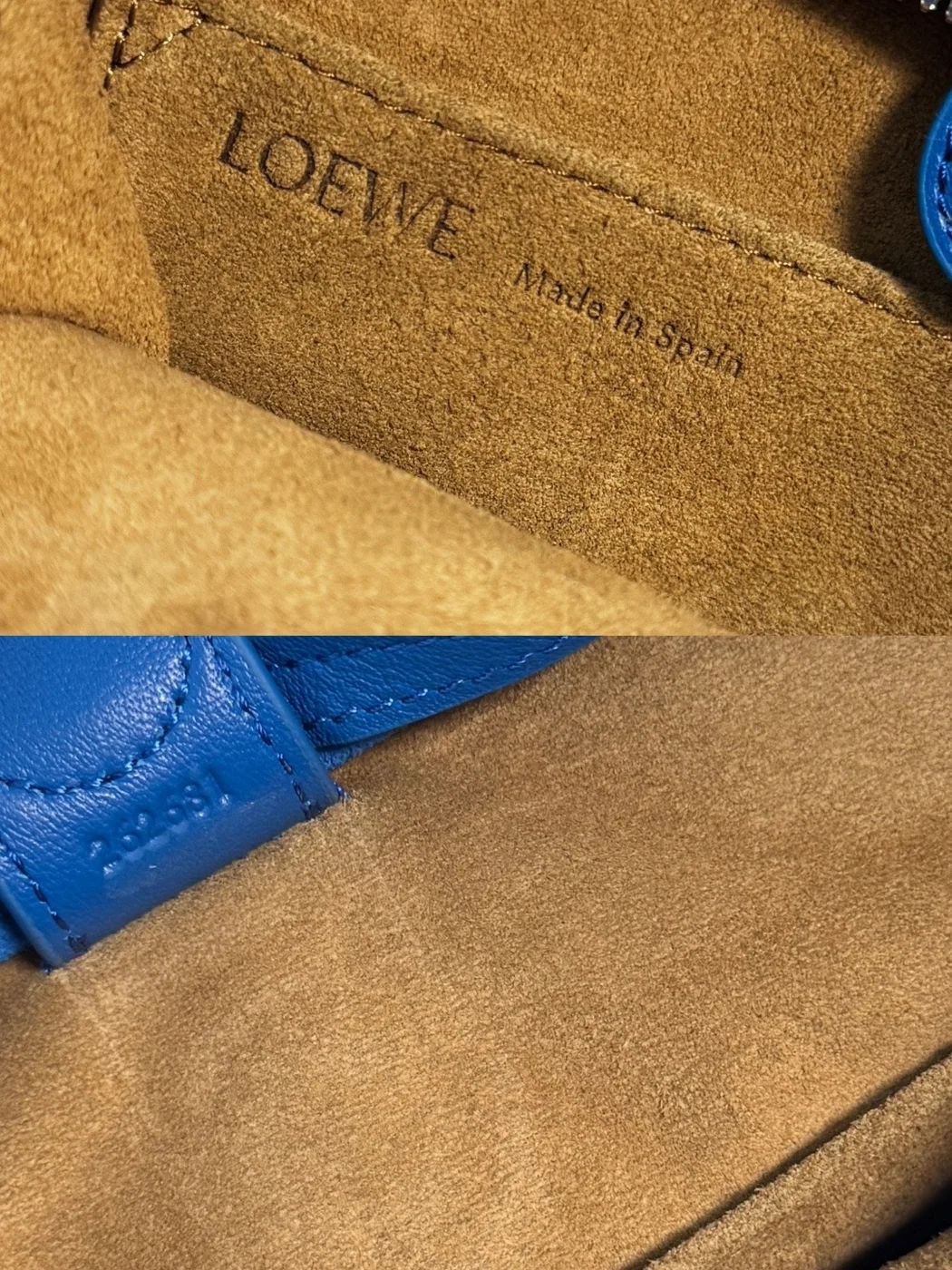 Loewe Amazona 180 Small Bag — Blue product view 10