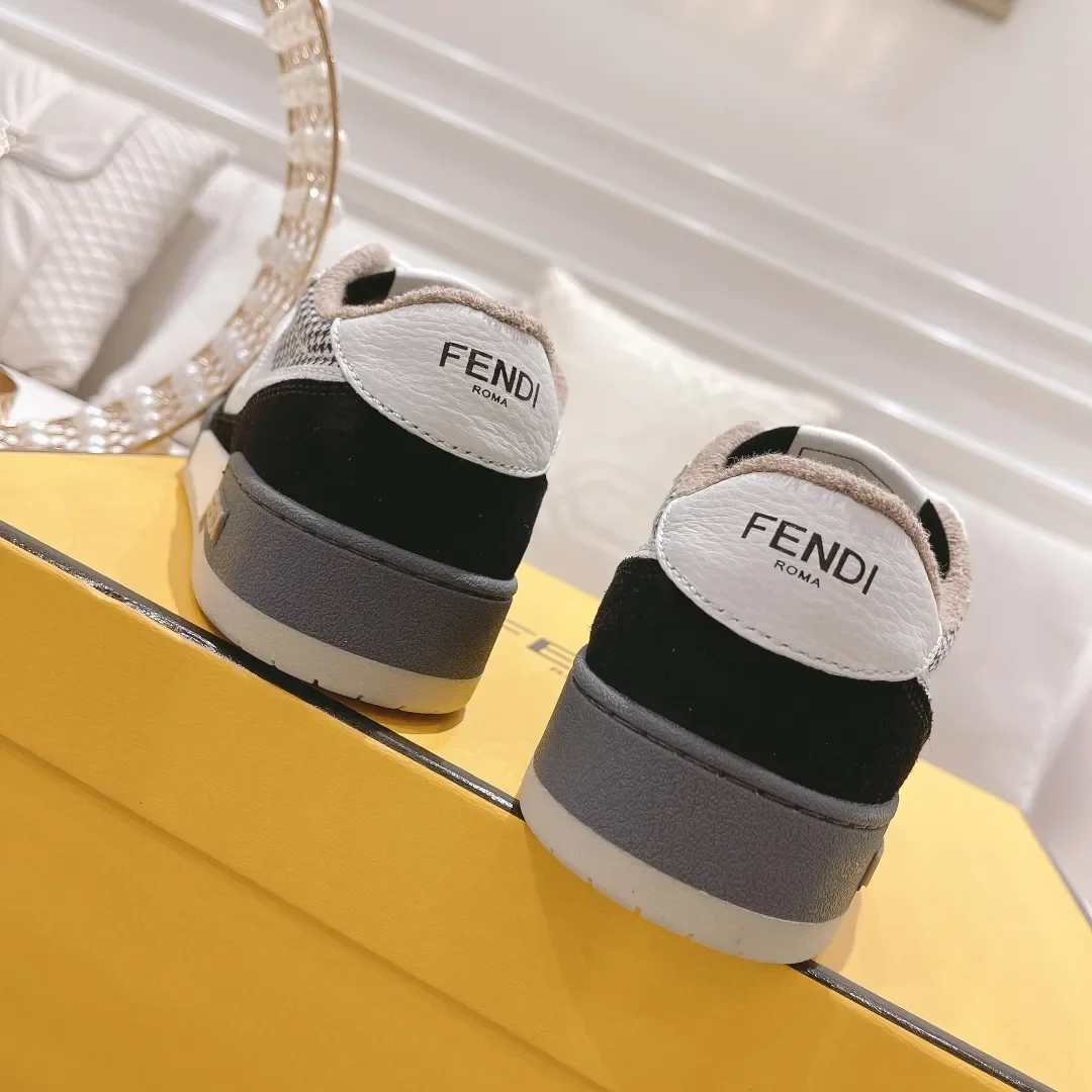 Fendi Match 2024 Sneakers Black White Low product view 7