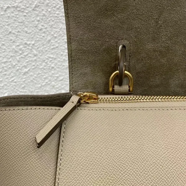 Celine Belt Mini Bag In Light Taupe Grained Calfskin product view 2