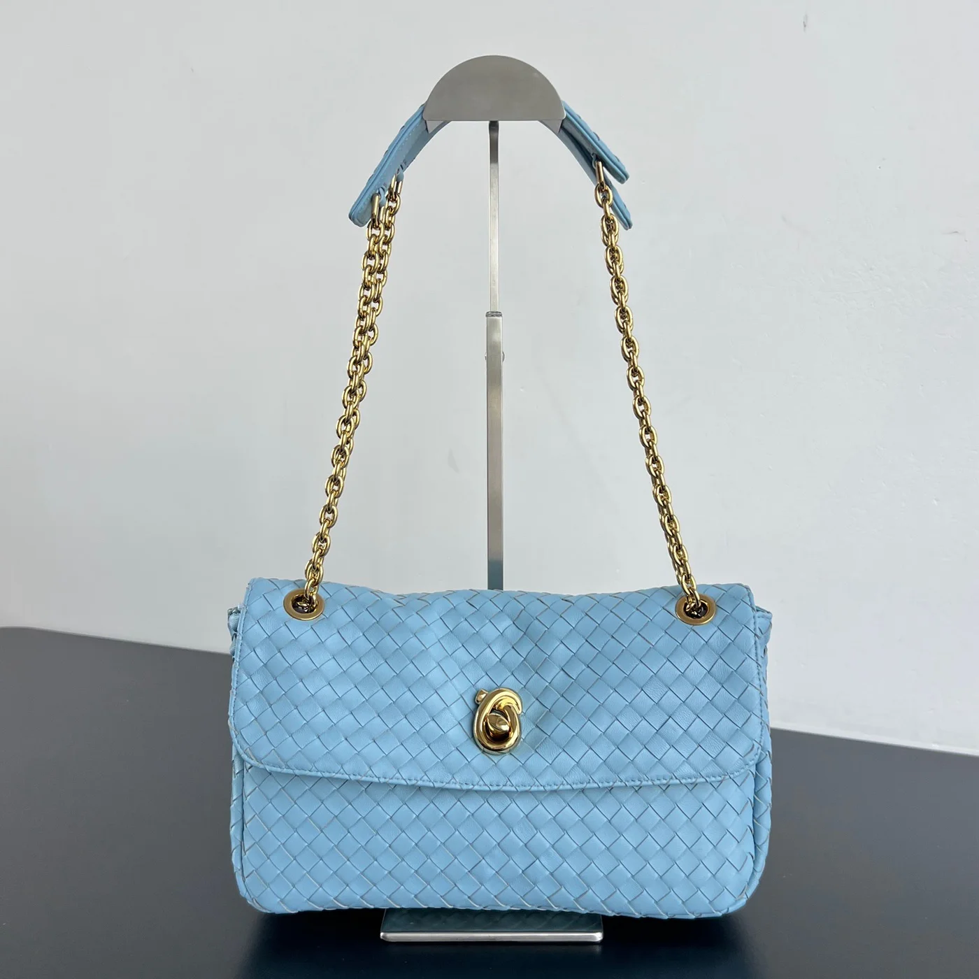 Bottega Veneta Madison Bag — Light Blue product view 1