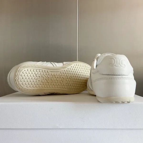 Celine Women’s Jogger Low-top Sneakers in White Leather product view 10