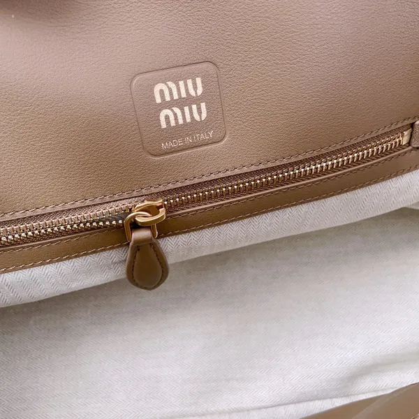 Miu Miu Aventure Suede Bag — Tan Suede product view 9