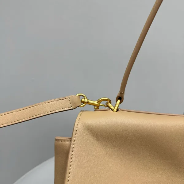 Balenciaga Rodeo Medium Bag in Latte Calfskin product view 11