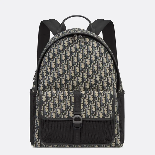 Dior 8 Backpack in Beige and Black Dior Oblique Jacquard product photo