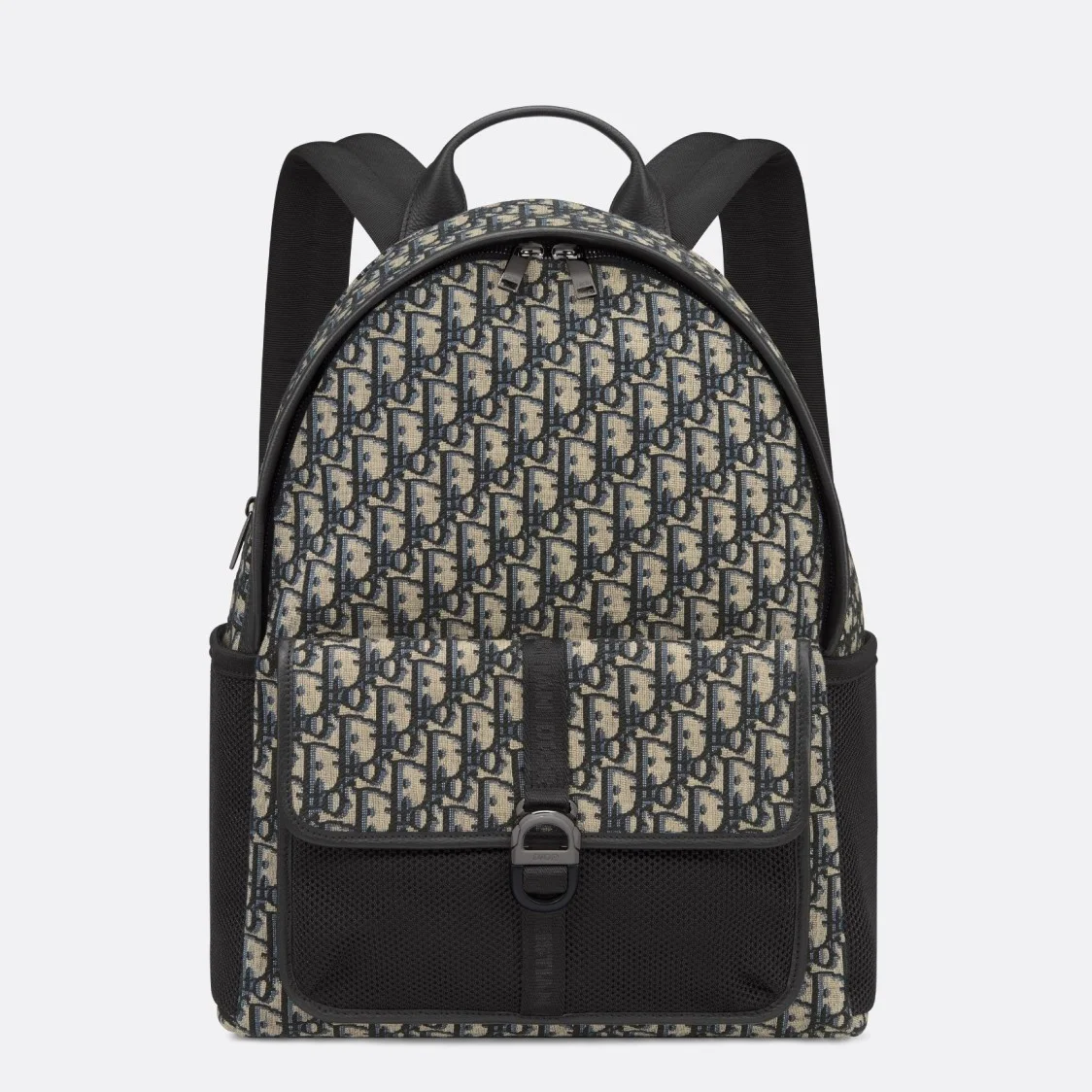 Dior 8 Backpack in Beige and Black Dior Oblique Jacquard product view 1