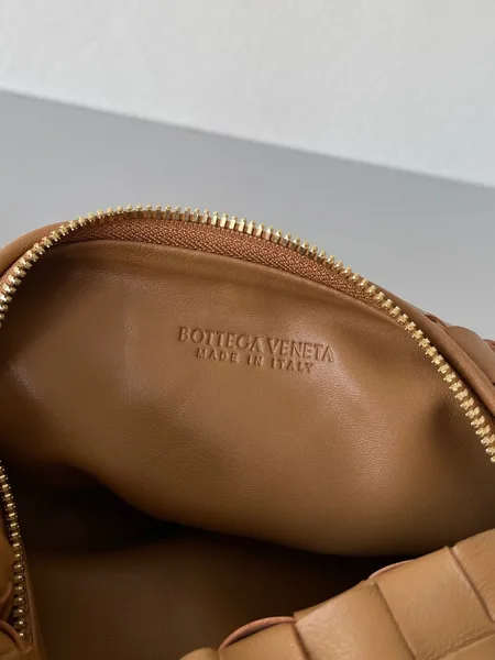 Bottega Veneta BV Jodie Mini Bag In Caramel Intrecciato Lambskin product view 7