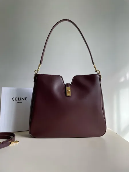 Celine Medium Camille 16 Soft Bag In Smooth Calfskin — Burgundy product photo