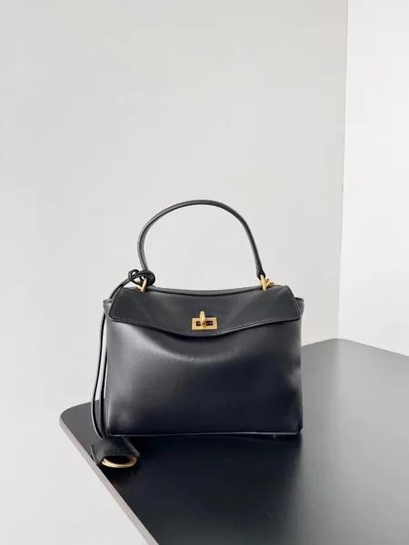 Balenciaga Rodeo Mini Bag in Black Calfskin product view 3