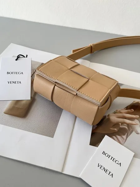Bottega Veneta Candy Cassette Bag In Almond Lambskin product view 3