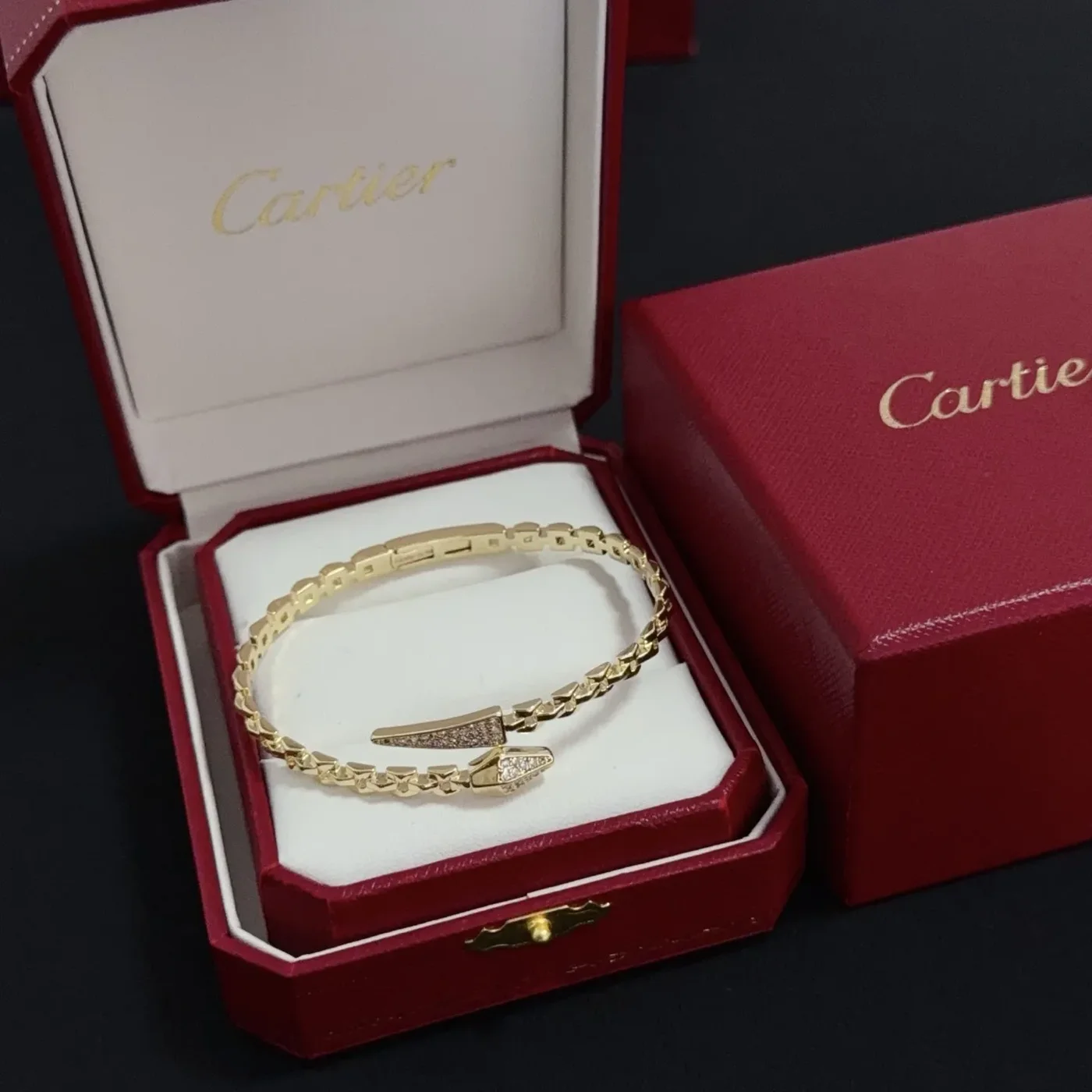 Cartier Gold-Tone Multi-Point Chain-Link Bangle product view 1
